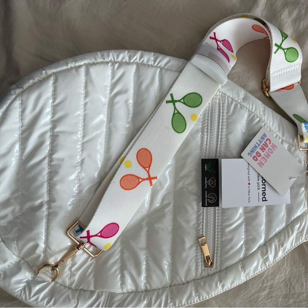 Ah Dorned Shoulder Crossbody Bag Tennis Racquet Bag - NWT